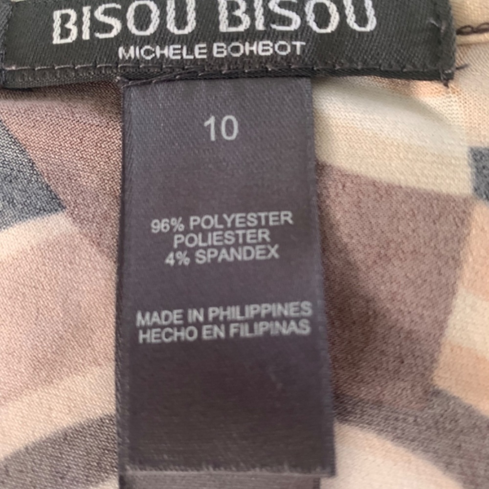 NEW BISOU BISOU WRAP DRESS NEW WITH TAG SIZE 10 - Picture 8 of 15